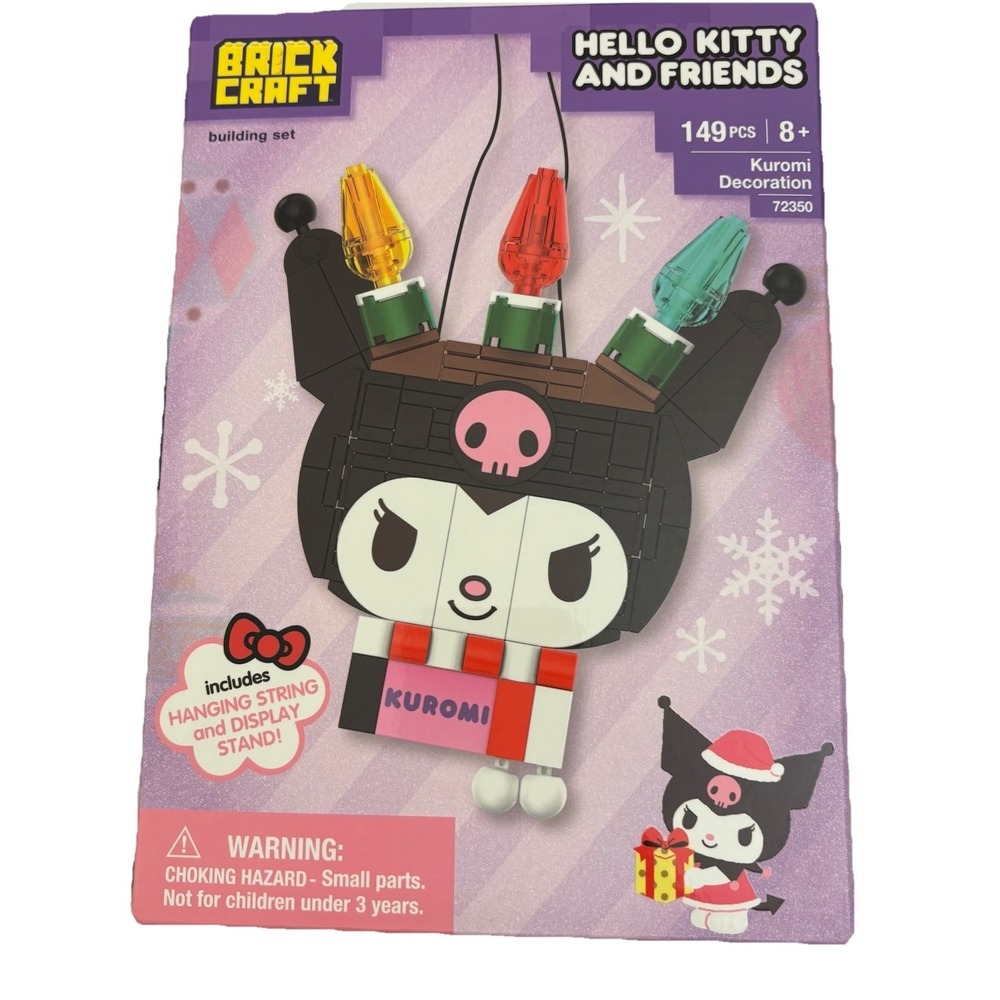 BRICKCRAFT Christmas Kuromi Decoration Building Set 149 PCS - NEW Unopened